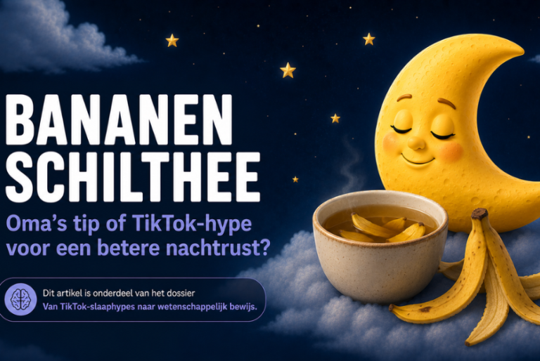 Bananenschilthee: wonderdrankje voor de nacht of rijp voor de prullenbak?